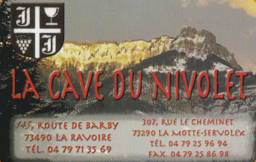 Logo partenaire La cave du nivolet